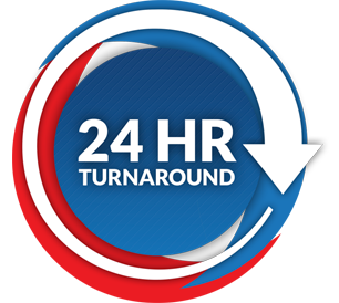 24 Hour Turnaround
